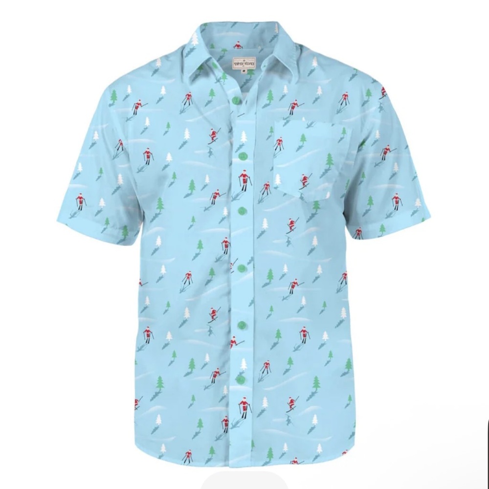 Tipsy Elves Santa Skiing size M